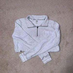 PINK Quarter-Zip Sweatshirt
